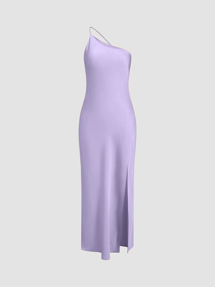 Katharina | Elegante Rugloze Satijnen Jurk voor Bruiloft en Feest
