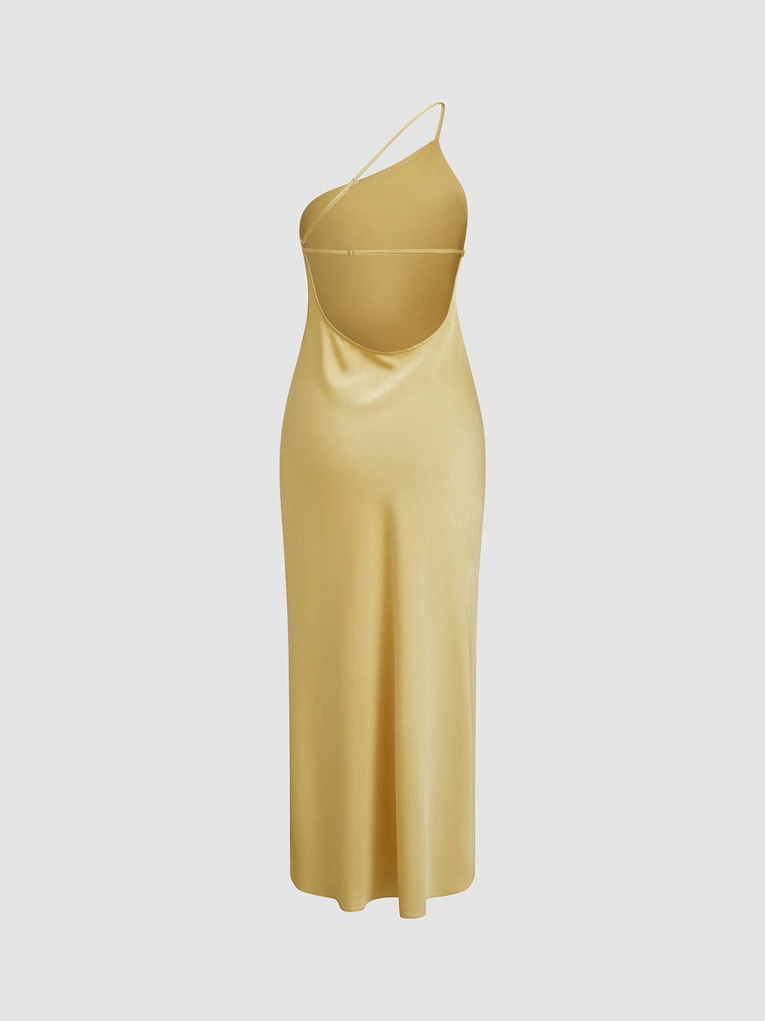 Katharina | Elegante Rugloze Satijnen Jurk voor Bruiloft en Feest