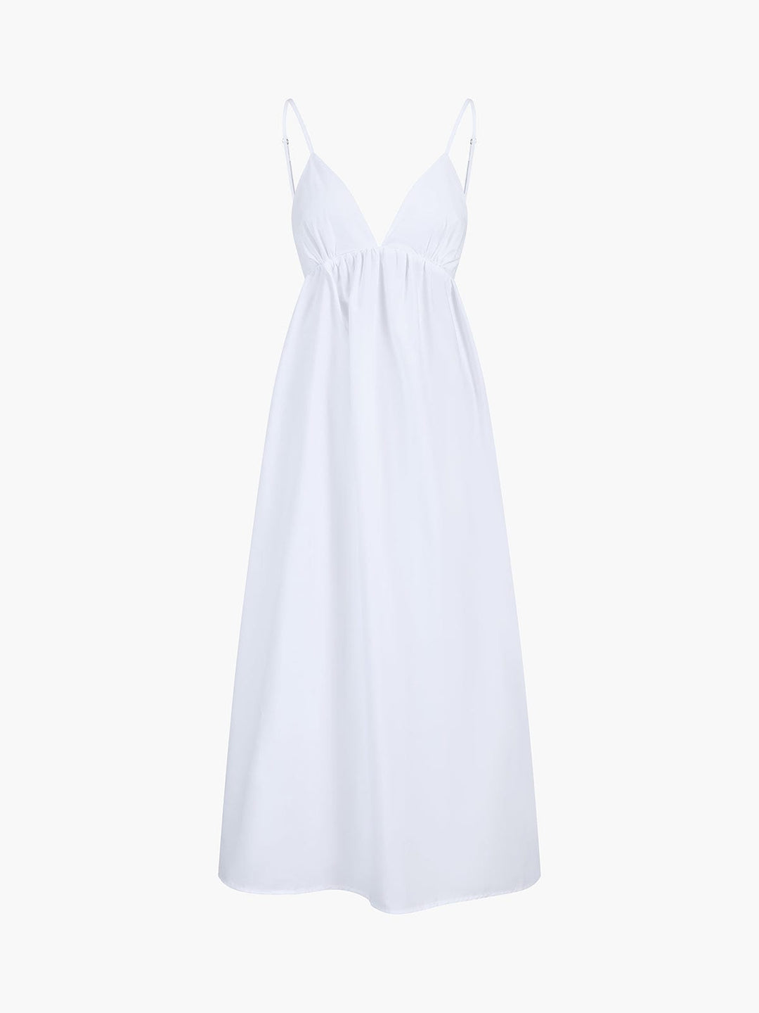 Elena | Rugloos Maxi-jurk met Cut-Out – Tijdloze Zomer Elegantie