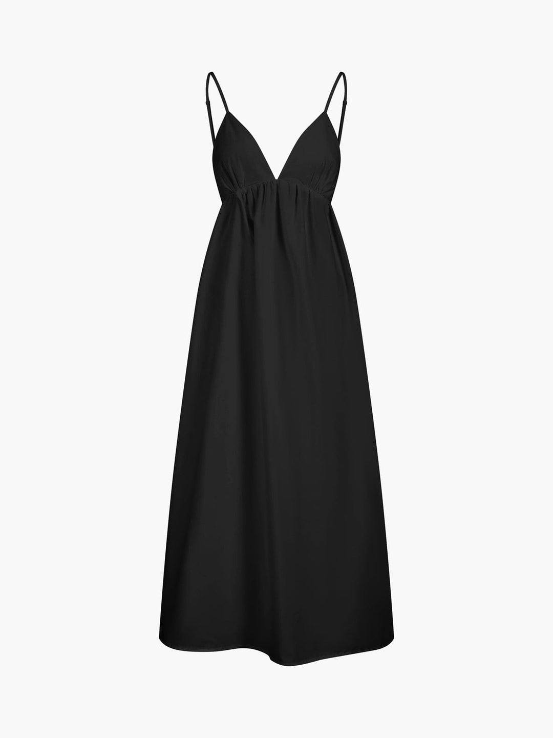 Elena | Rugloos Maxi-jurk met Cut-Out – Tijdloze Zomer-Elegantie