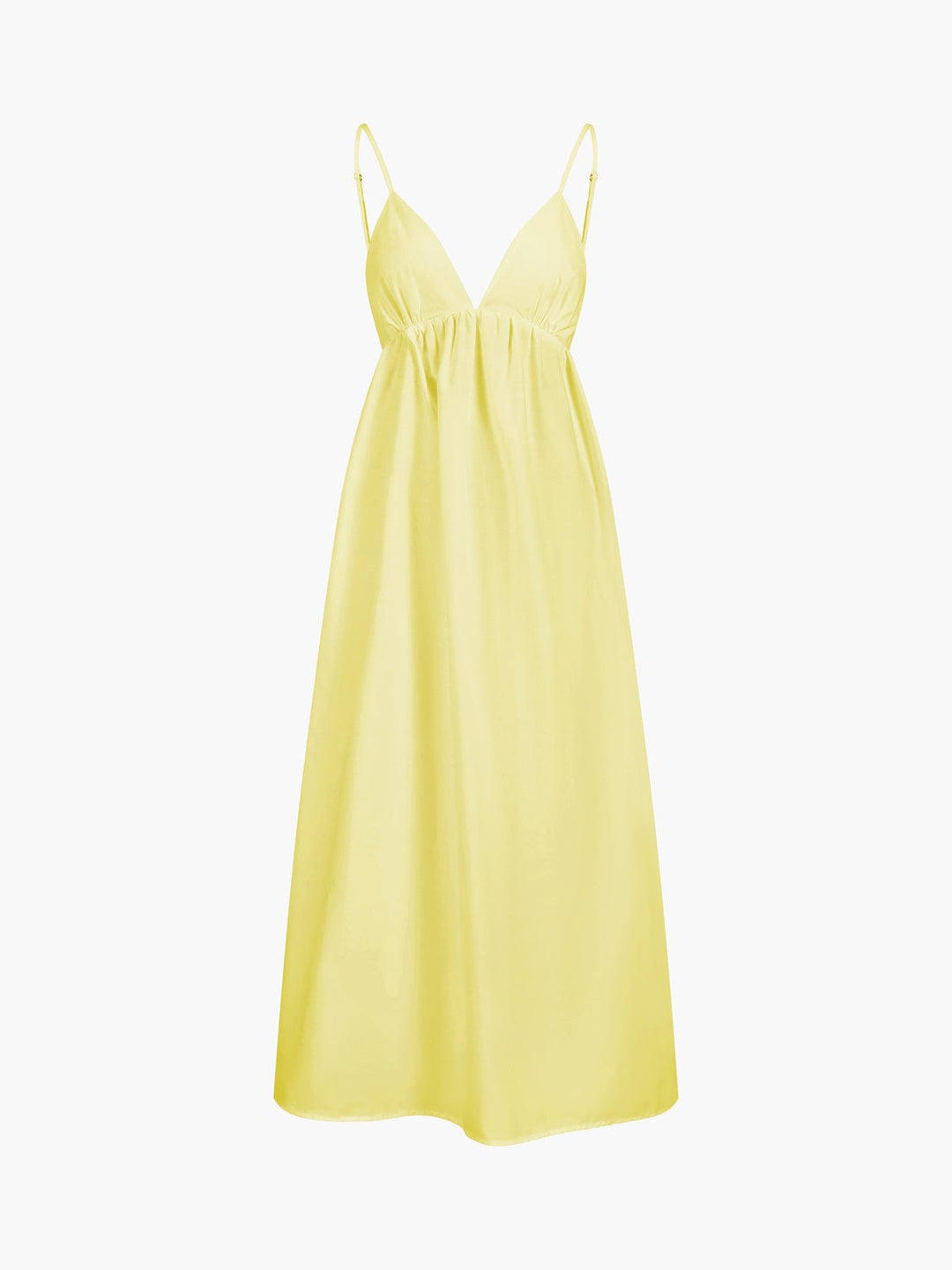 Elena | Rugloos Maxi-jurk met Cut-Out – Tijdloze Zomer-Elegantie