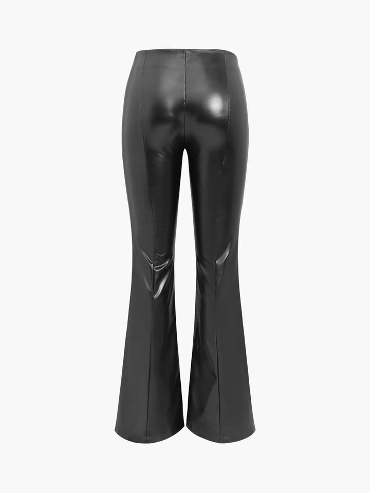 Emilia | Uitlopende Flair-broek met Ritsen