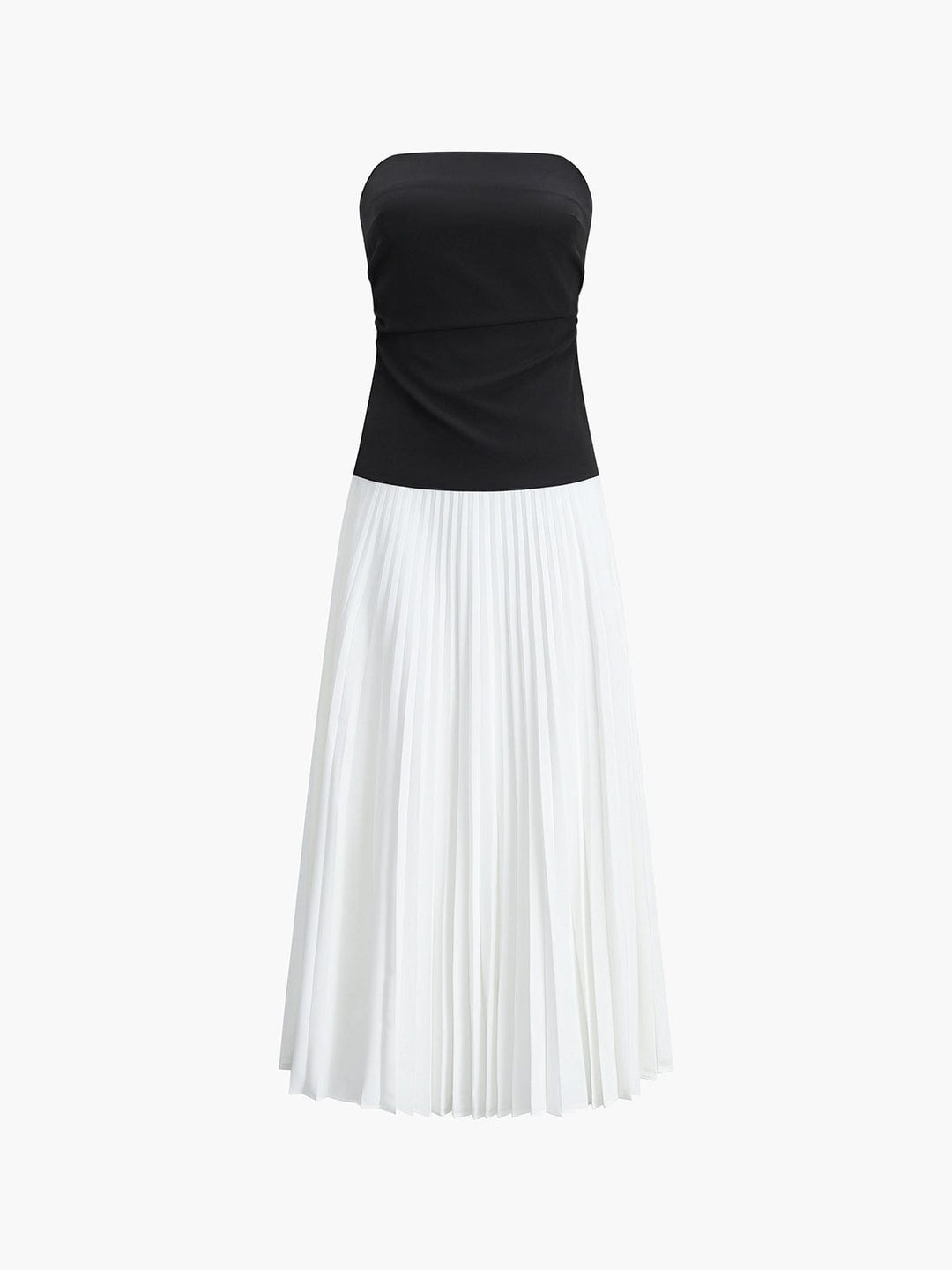 Elise | Stijlvolle Bustier-Top & Vloeiende Maxi-Rok voor een Elegante Look
