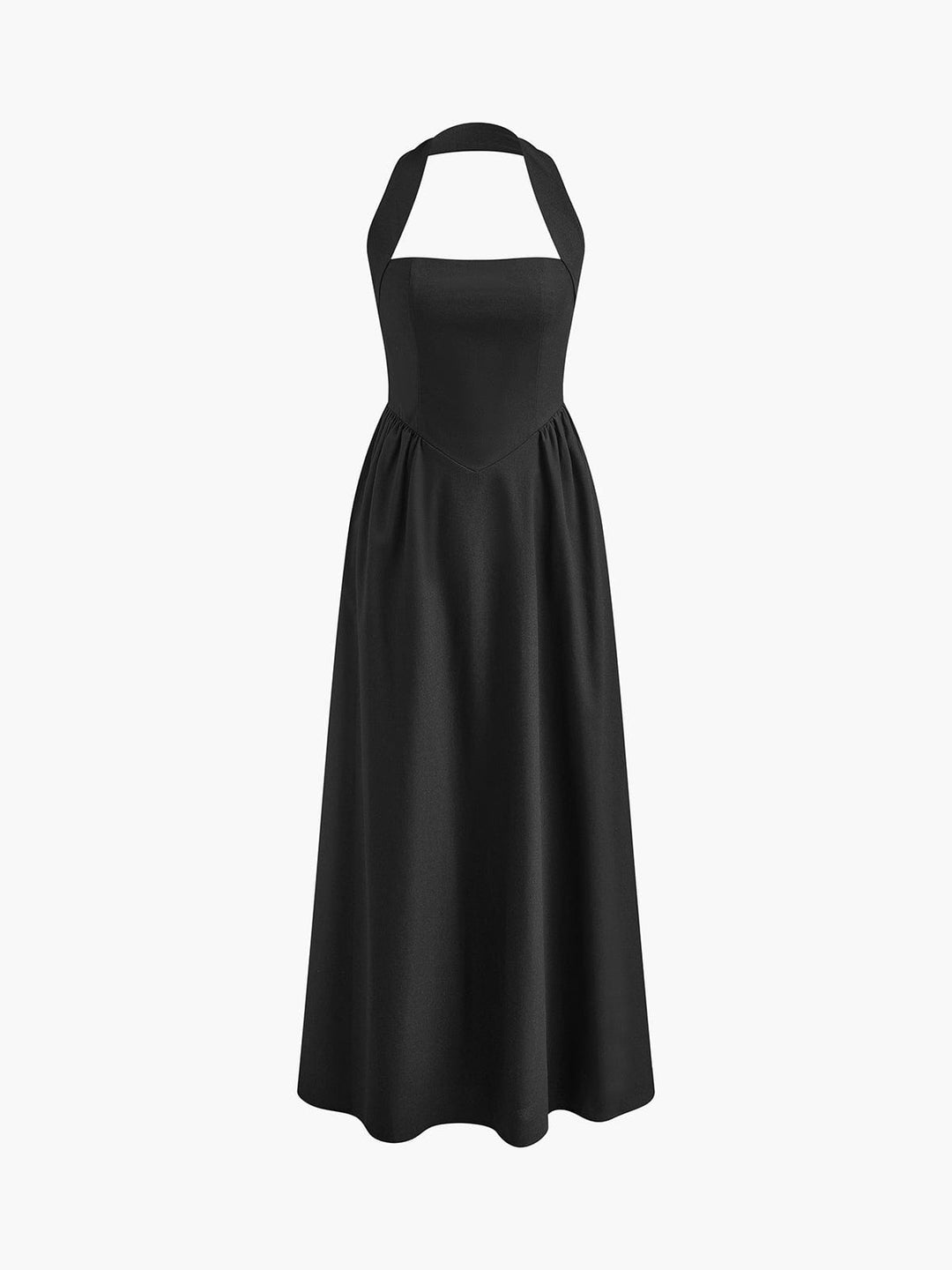 Charlotte | A-Linien Halter-Maxikleid – Sommerliche Raffinesse