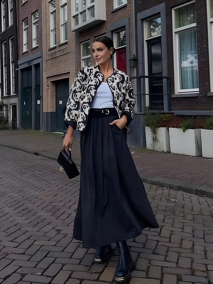 Leona | Jacke mit Tierprint – Ein Statement für den mutigen Look