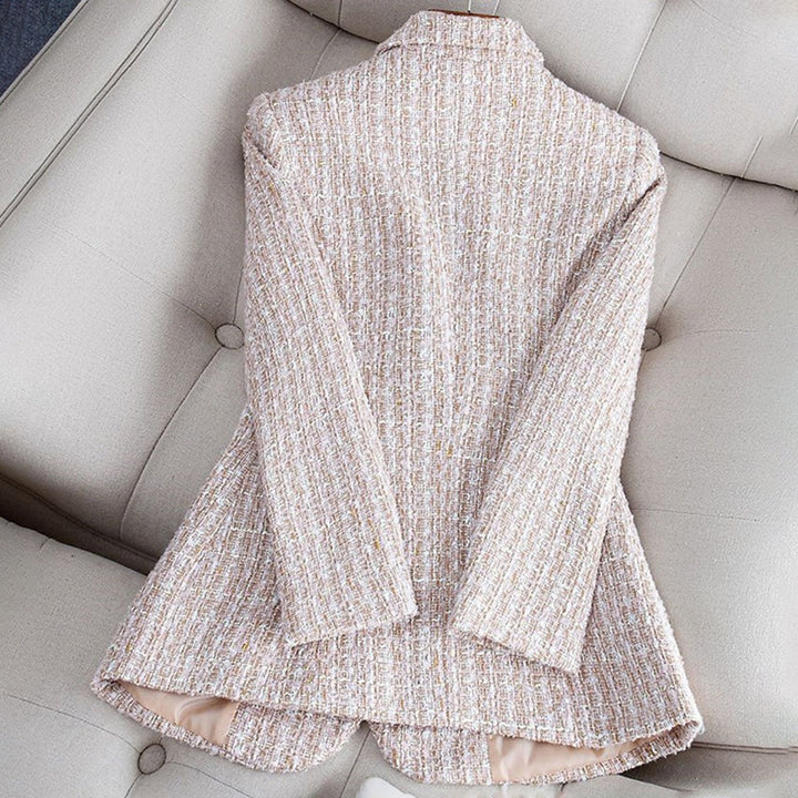 Scarlett™ Damen Taillierter Tweed Blazer