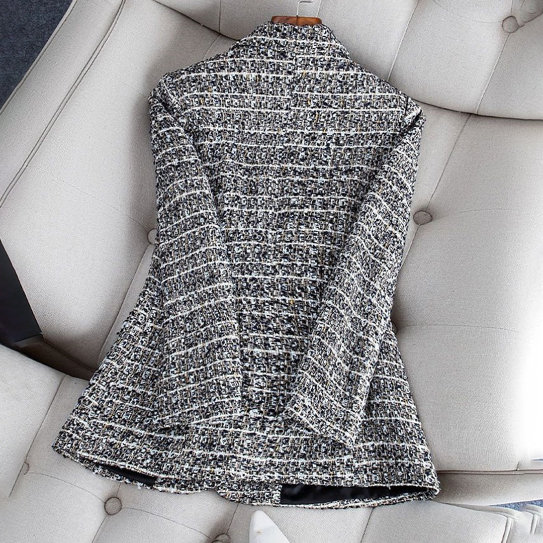 Scarlett™ Damen Taillierter Tweed Blazer