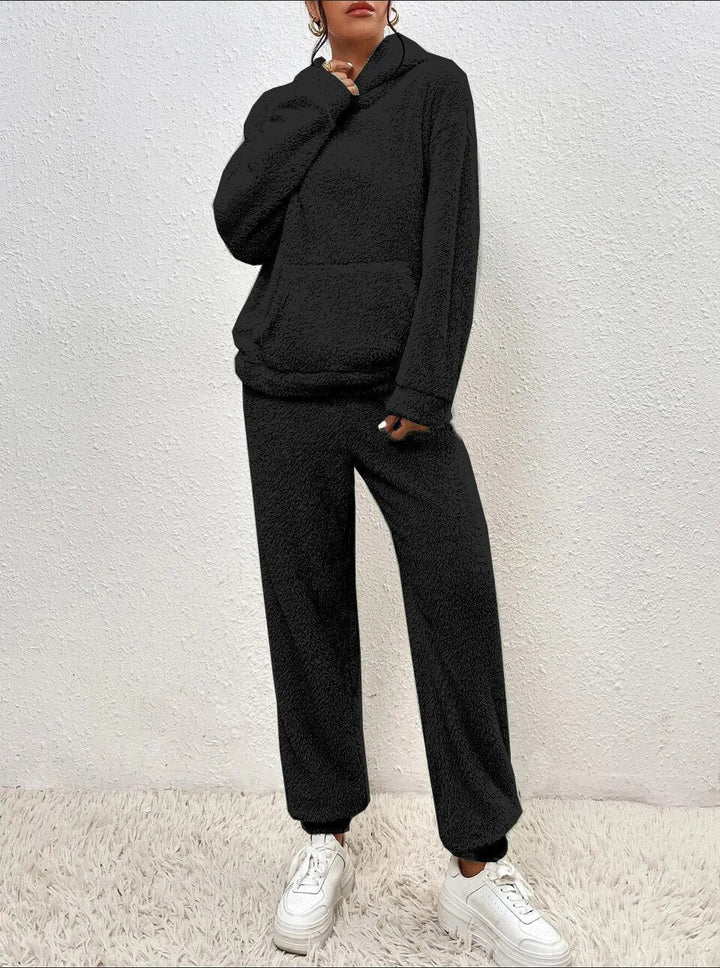 Evi™ Dames Teddy Fleece Loungewear Set