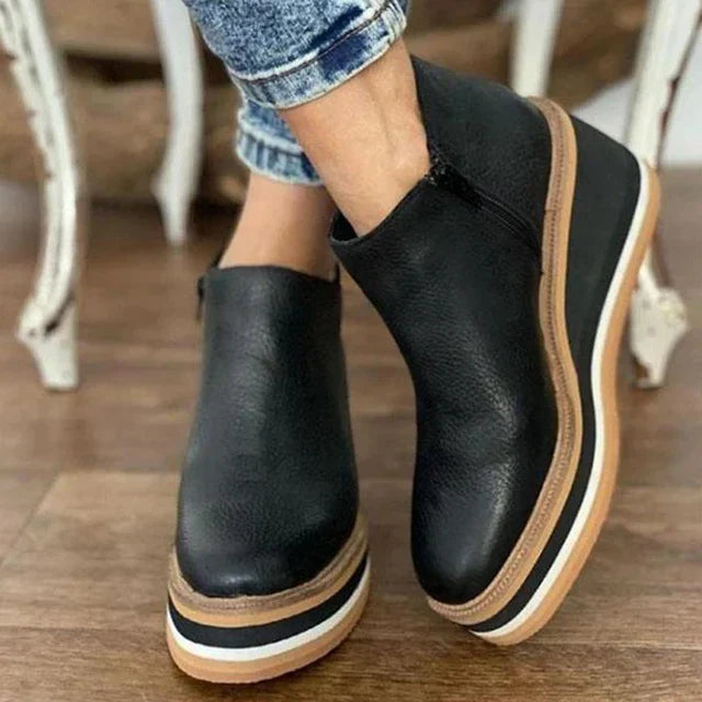 Esme | Damen Orthopädische Plateau Stiefeletten