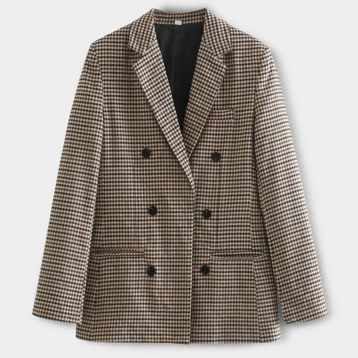 Chloe™ Dames Geruite Blazer