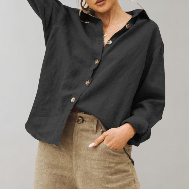 Annabelle™ Damen Leinenlook Bluse