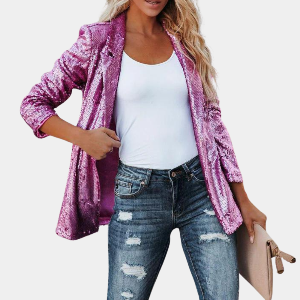 Rosalind™ Damen Pailletten Blazer