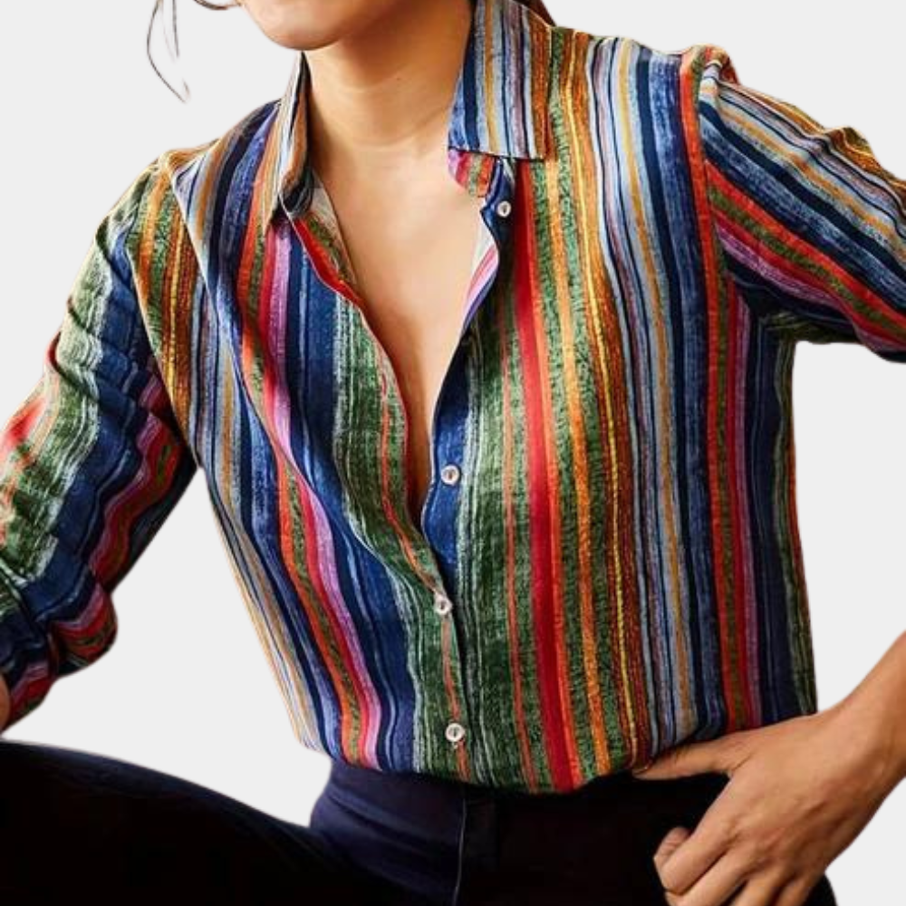 Cecilia™ Damen Bluse mit Multicolor