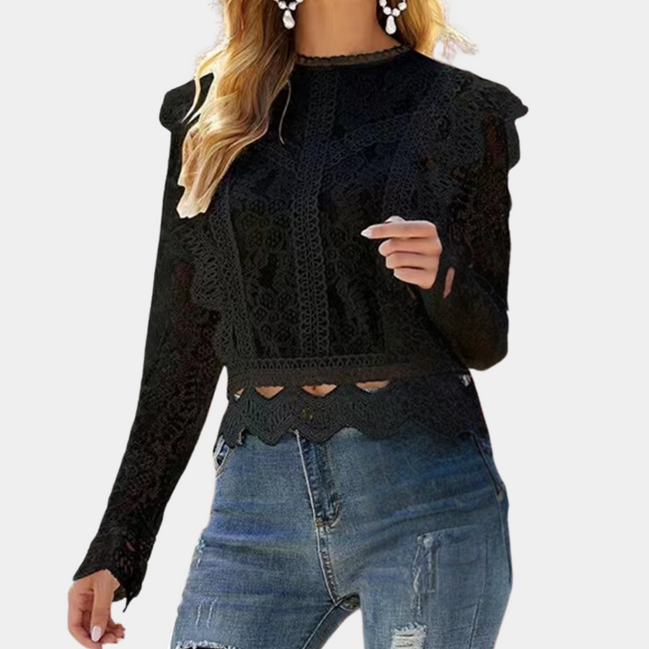 Bonnie™ Damen Spitzenbluse
