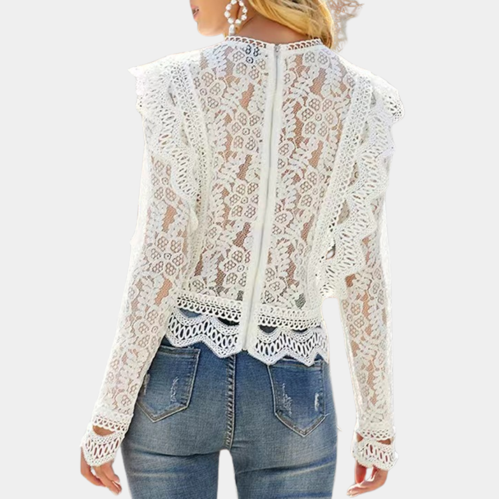 Bonnie™ Damen Spitzenbluse