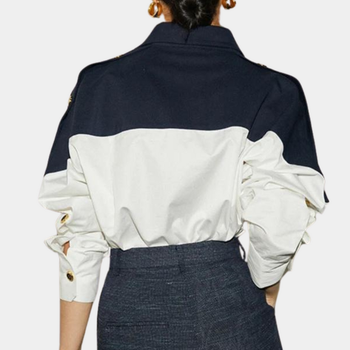 Jessica™ Dames Colorblock Blouse
