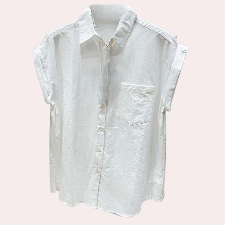Wilhelmina™ Mouwloze Dames Blouse
