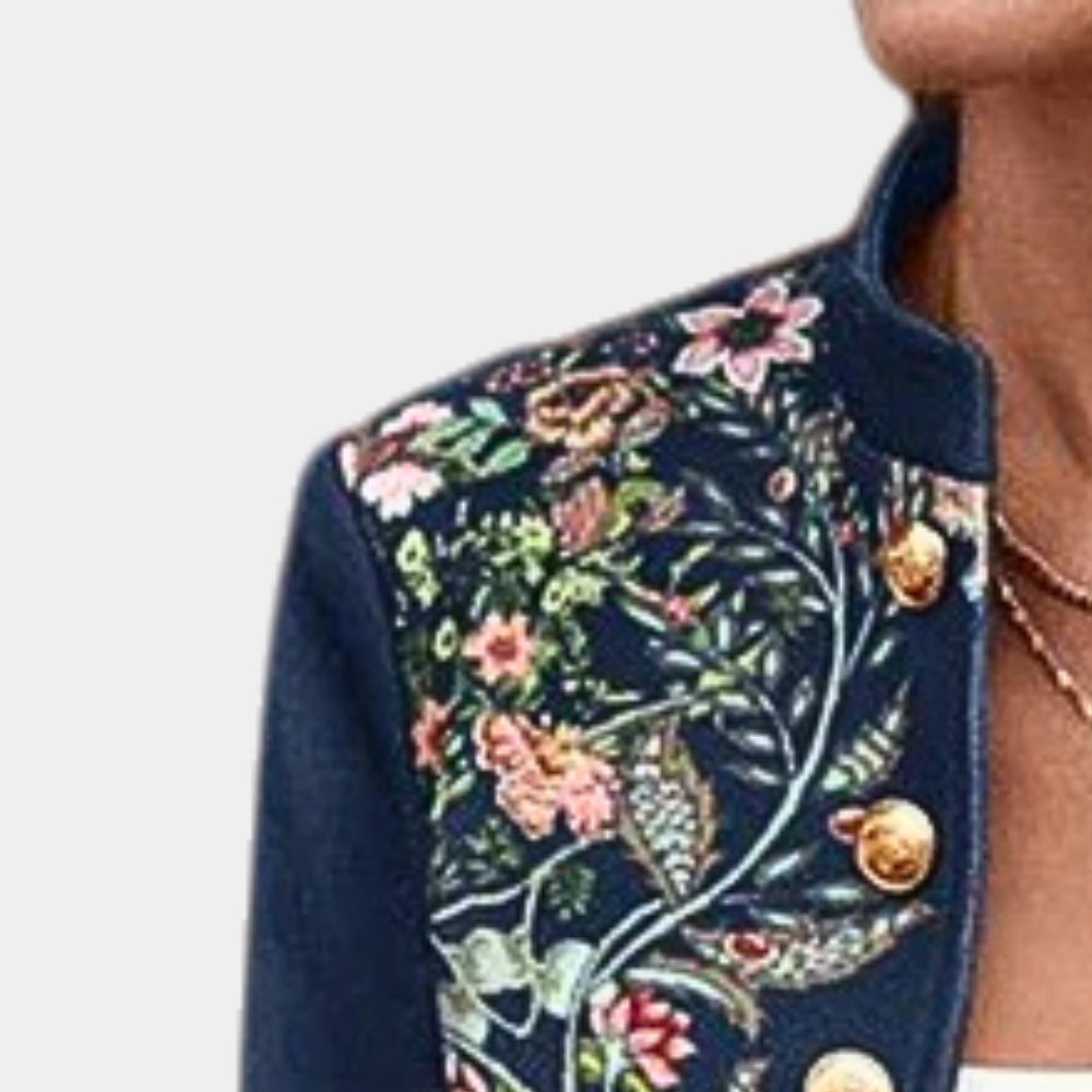 Margaret™ Damen Blazer mit Stickerei