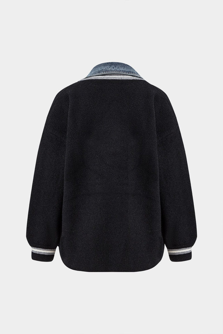 Nova | Denim Hemd und Strick-Cardigan in Einem – Vielseitigkeit trifft Stil