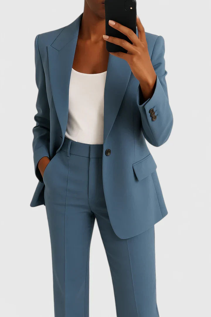 Felicity | Damen Taillierter Blazer-Hosenanzug