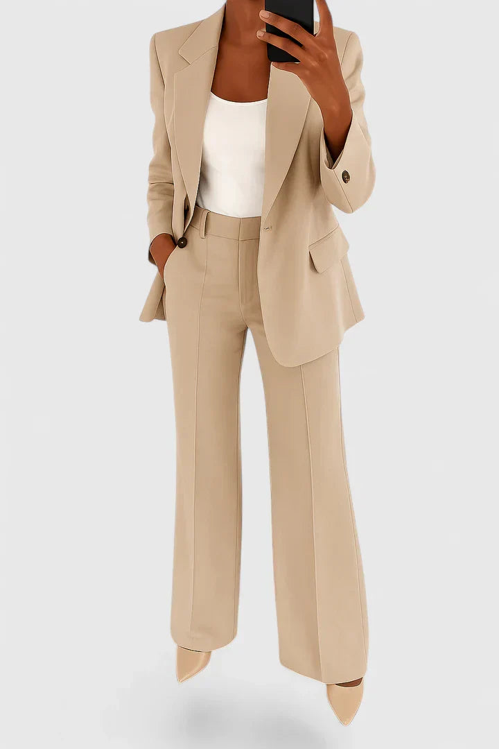 Felicity | Damen Taillierter Blazer-Hosenanzug