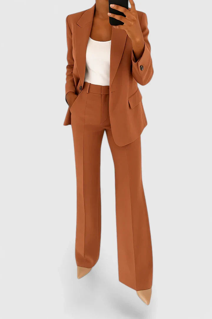 Felicity | Damen Taillierter Blazer-Hosenanzug