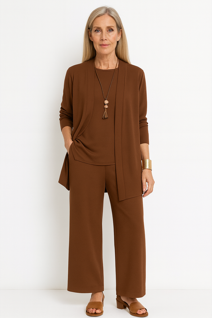 Bella | Damen Minimalistisches Dreiteiliges Lounge-Set