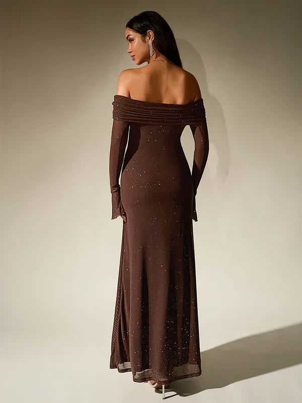 Ella | Glanzende Elegantie Jurk