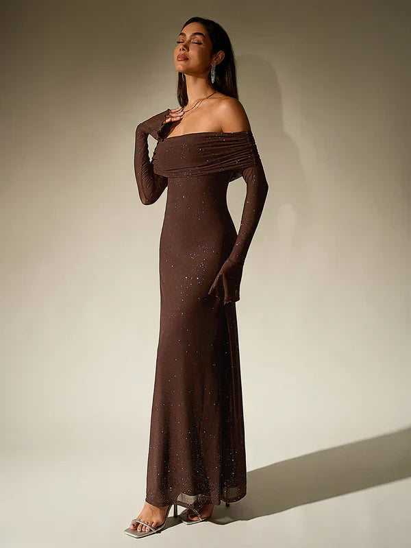 Ella | Glanzende Elegantie Jurk