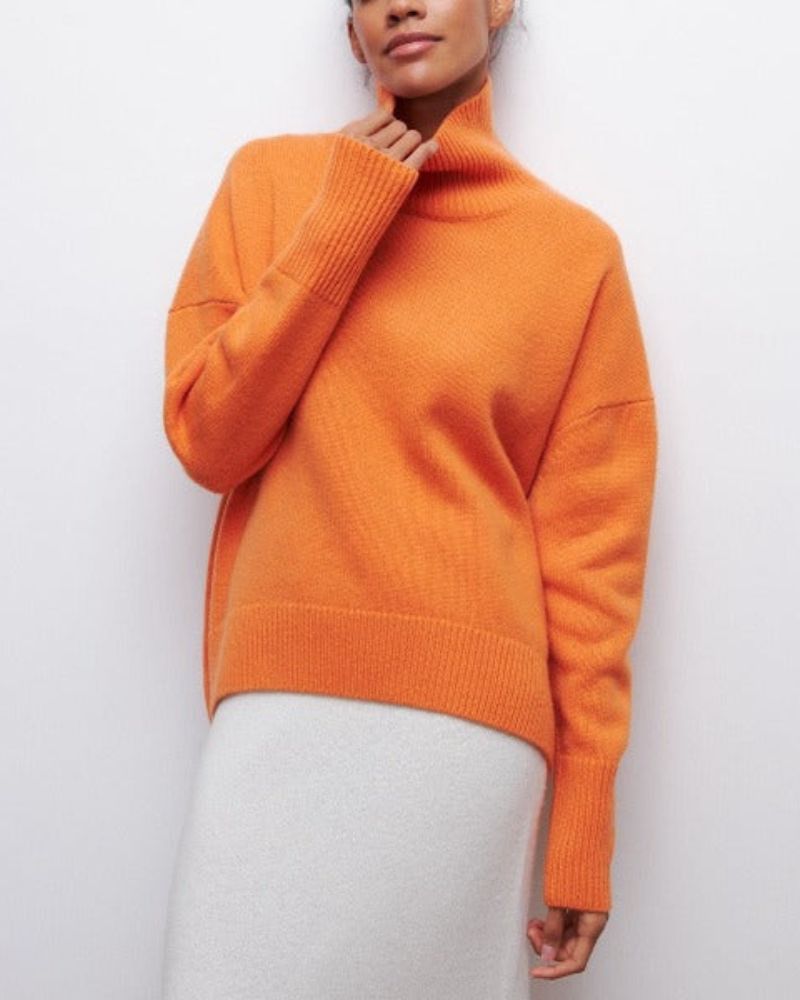 Mieke™ Eleganter Oversized Rollkragenpullover