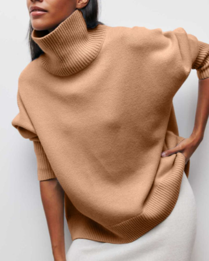 Mieke™ Eleganter Oversized Rollkragenpullover