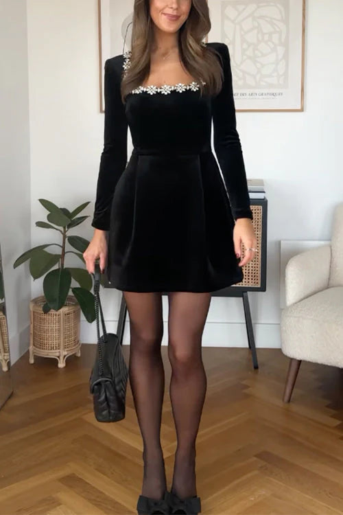 Yassy | Velvet Elegante Jurk
