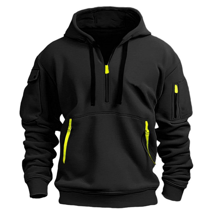 Donald | Heren Hoodie met Lange Mouwen en Utility Zakjes