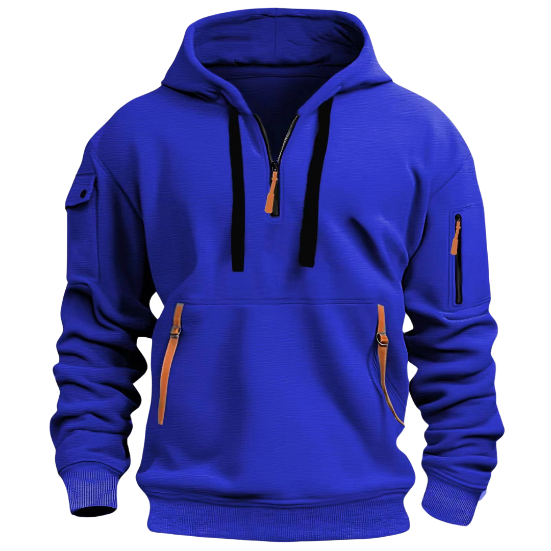 Donald | Heren Hoodie met Lange Mouwen en Utility Zakjes