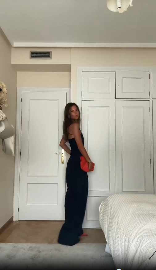 Amara™ Elegante strapless jumpsuit