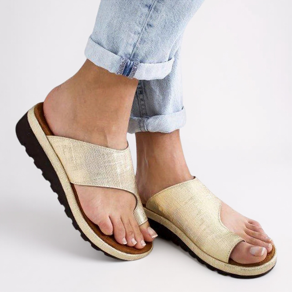 Jenna | Dames Zomer Orthopedische Teensplit Sandalen
