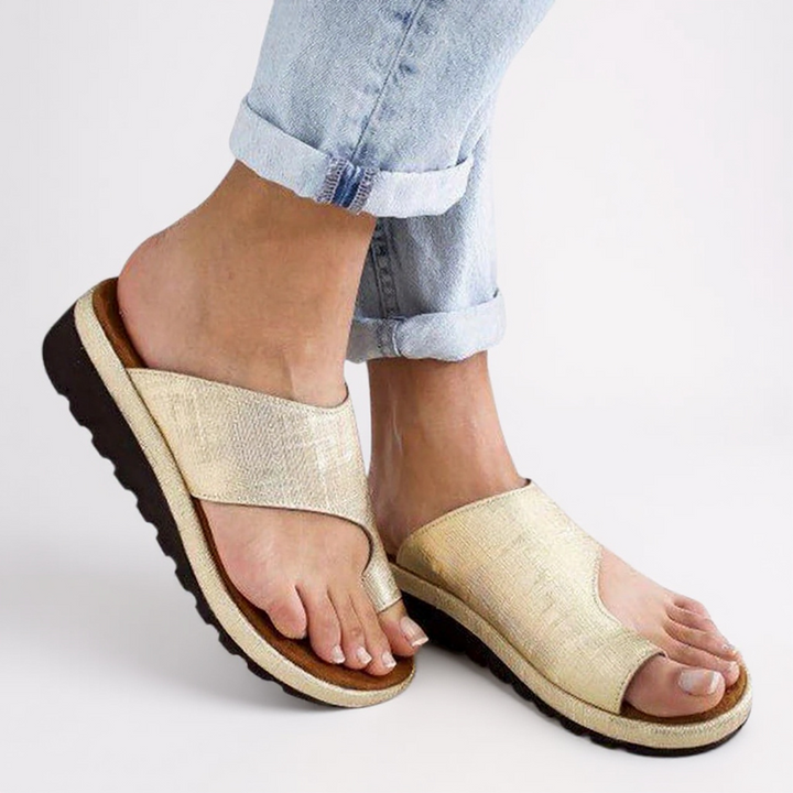Jenna | Dames Zomer Orthopedische Teensplit Sandalen