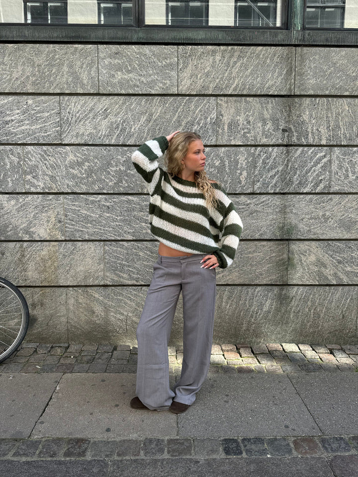 Livia | Gebreide sweater met strepen