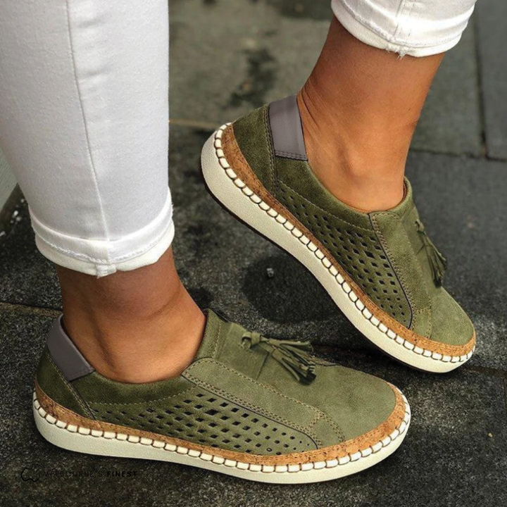Athena | Dames Slip-On Platform Wandelschoenen