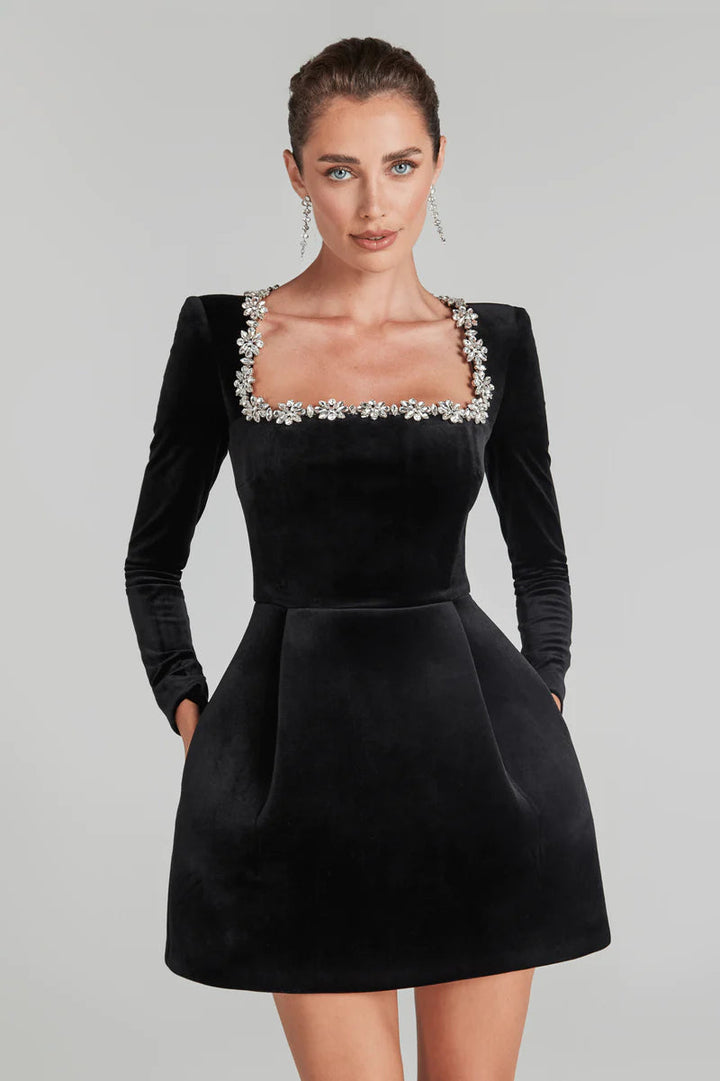 Yassy | Velvet Elegante Jurk