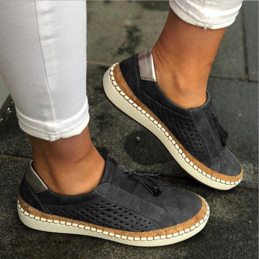 Athena | Dames Slip-On Platform Wandelschoenen