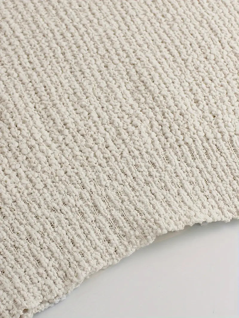 Fenna™ Off-Shoulder Grofgebreide Trui