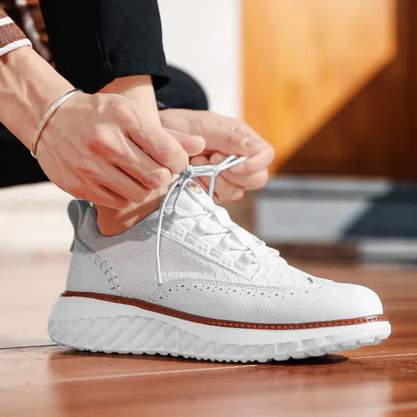 Adam | Heren Veters Platform Wandelsneakers