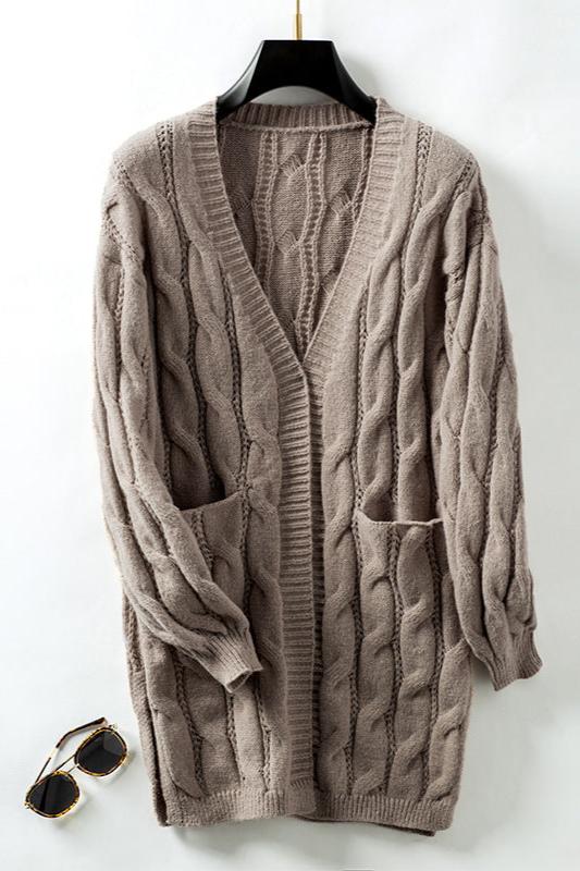 Kabelgebreide™ Cardigan | Acryl | Warm en Elegant