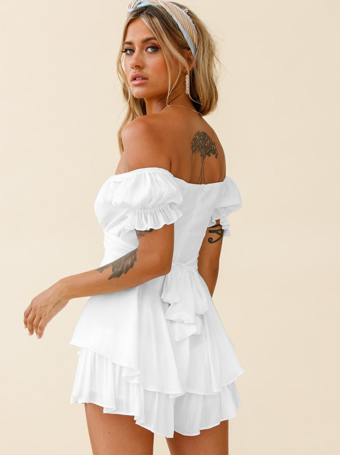 Filomena | Sommer Off-Shoulder Minikleid