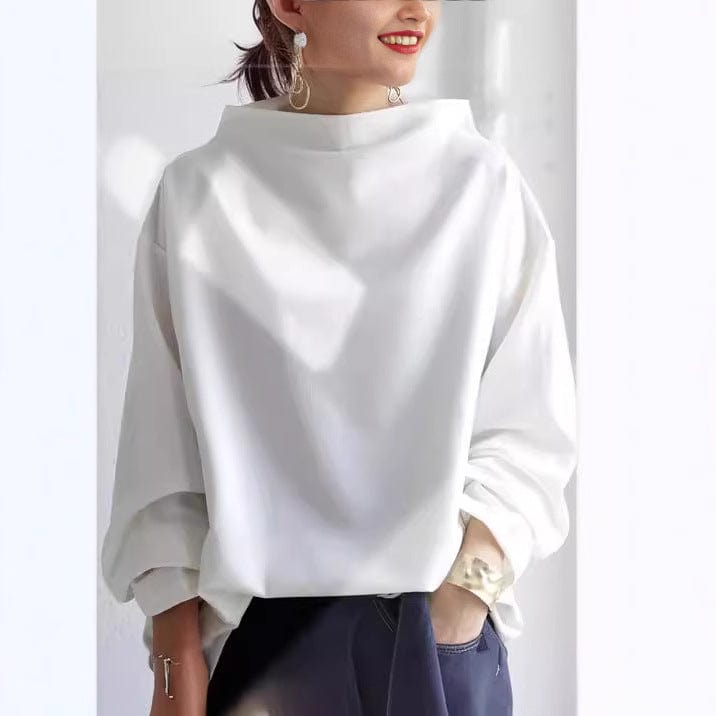 Olivia | Dames Oversized Trui met Hoge Hals