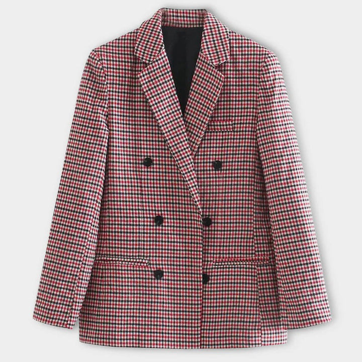 Chloe™ Dames Geruite Blazer