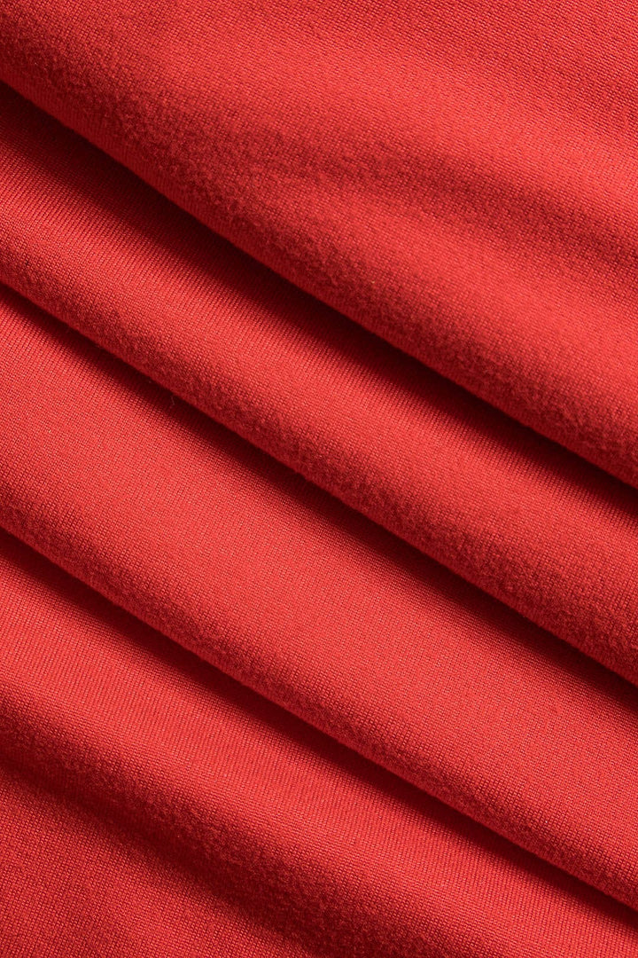 Clothilde | Elegante rugloze lange maxi-jurk met bloemdetaillering