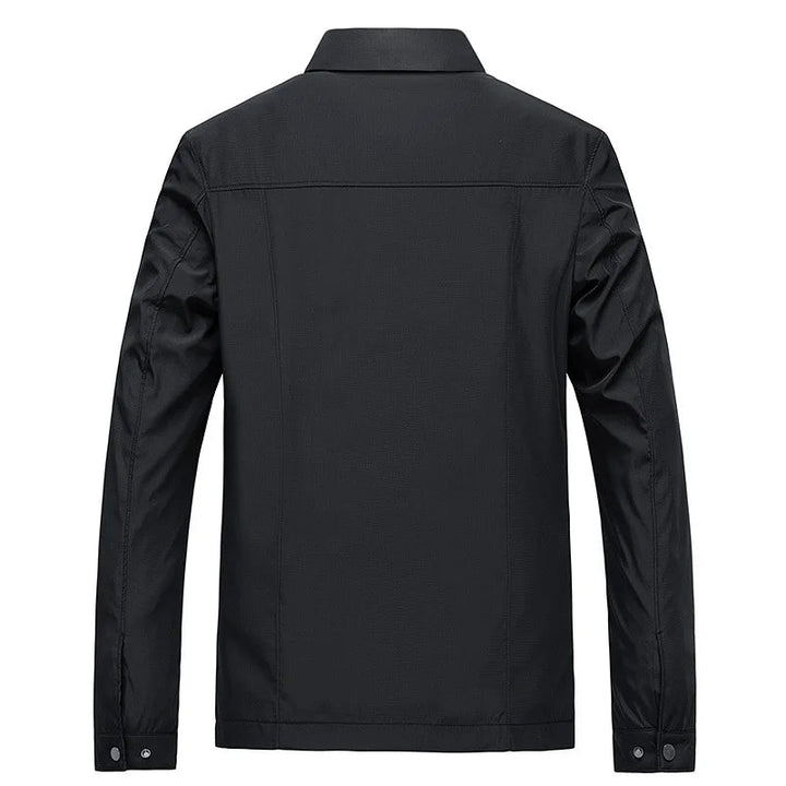 William | Heren Minimalistisch Rits Voorzijde Casual Jas