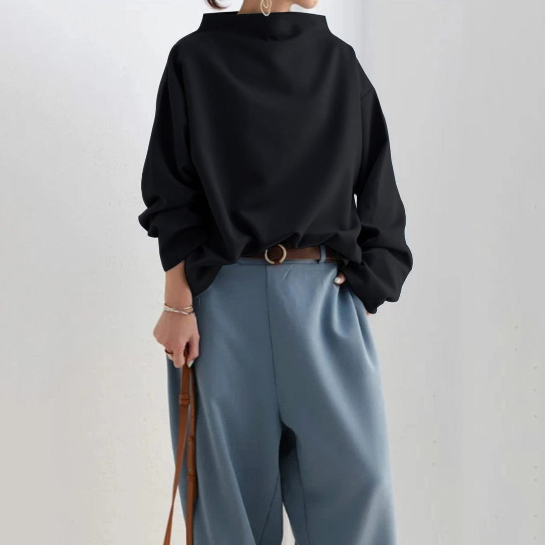 Olivia | Dames Oversized Trui met Hoge Hals